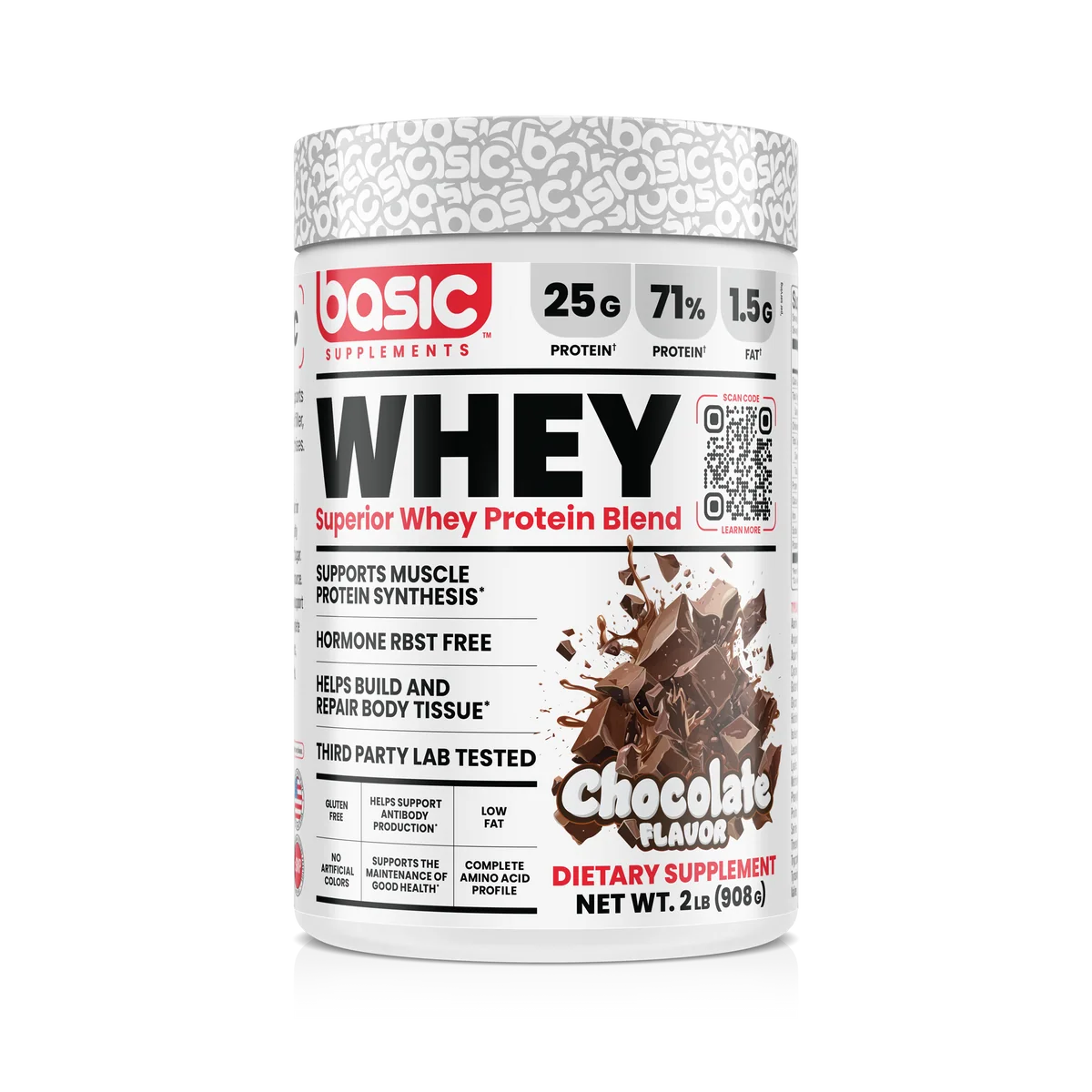 Basic | Whey Protein (2lb) | Chocolate