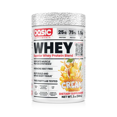Basic | Whey Protein (2lb) | Mango Cream