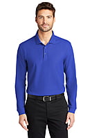 K100LS PLAYERA POLO CABALLERO ML PORT AUTHORITY CORE CLASSIC