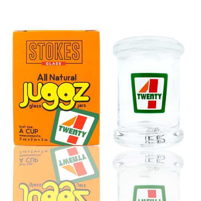 Stokes Juggz Stash Jars 2oz - 4 Twenty Stokes Juggz Stash Jars 2oz - 4 Twenty