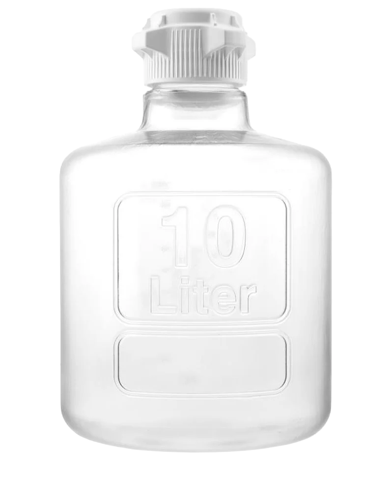 EZBio Titanium Round Carboy PC 10Liter No Spigot VersaCap 83B 1/CS