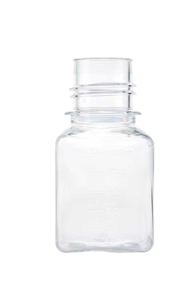 EZBio Media Bottle 125mL PETG 38-430 Neck No Cap