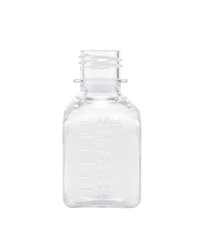 EZBio Media Bottle 60mL PETG 24-415 Neck No Cap
