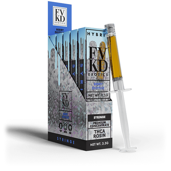 FVKD EXOTICS THCA ROSIN 3.5GM SYRINGE 5PK
