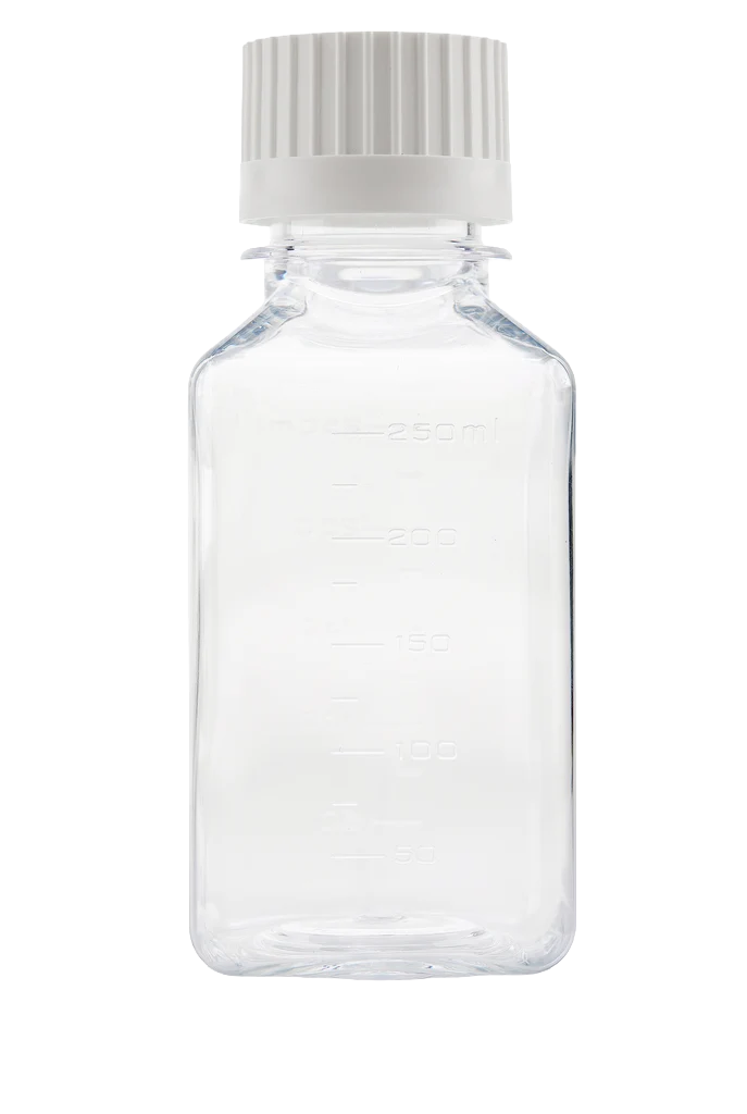 EZBio Media Bottle 250mL PETG 38-430 Closed VersaCap