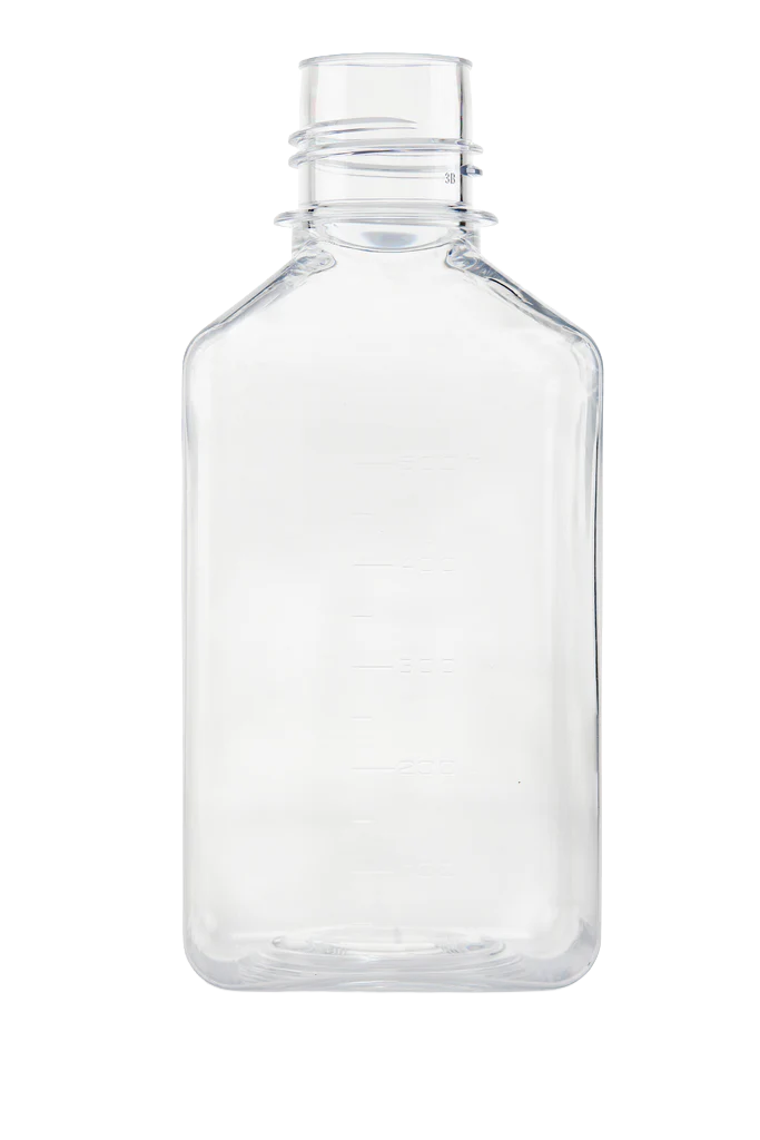 EZBio Media Bottle 500mL PETG 38-430 Neck No Cap