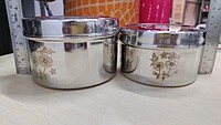 Designer Lunch boxes set of 2 pcs 500 ml & 750 ml-new