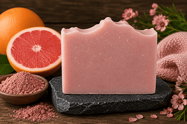 Purely Pink Grapefruit Goat Milk Soap1