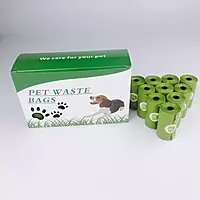Pet Waste Bags Green Value Pack with Dispenser – Leak-Proof Dog Poop Bags - 21 Rolls
