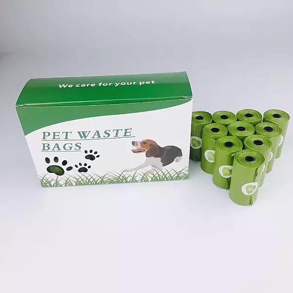Pet Waste Bags Green Value Pack with Dispenser – Leak-Proof Dog Poop Bags - 21 Rolls
