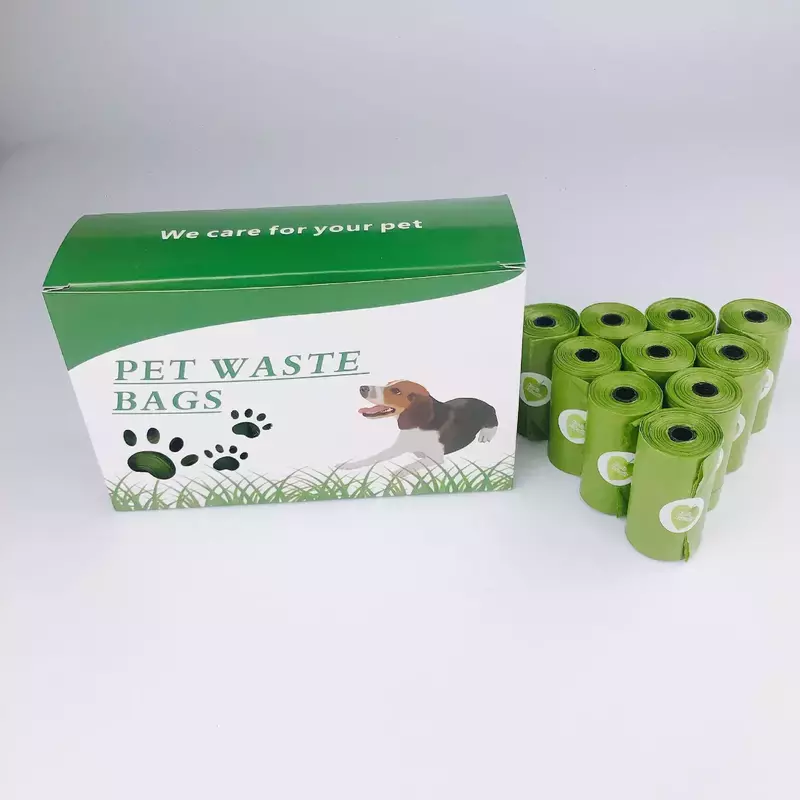 Pet Waste Bags Green Value Pack with Dispenser – Leak-Proof Dog Poop Bags - 21 Rolls