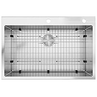 33-inch Drop-in Kitchen Sink Single Bowl