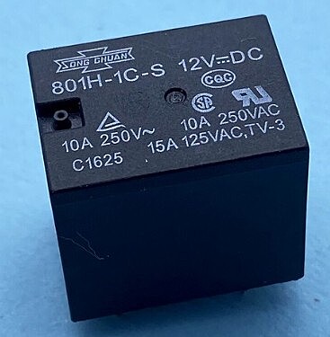 801H-1C-C 12VDC RELAY (USED)