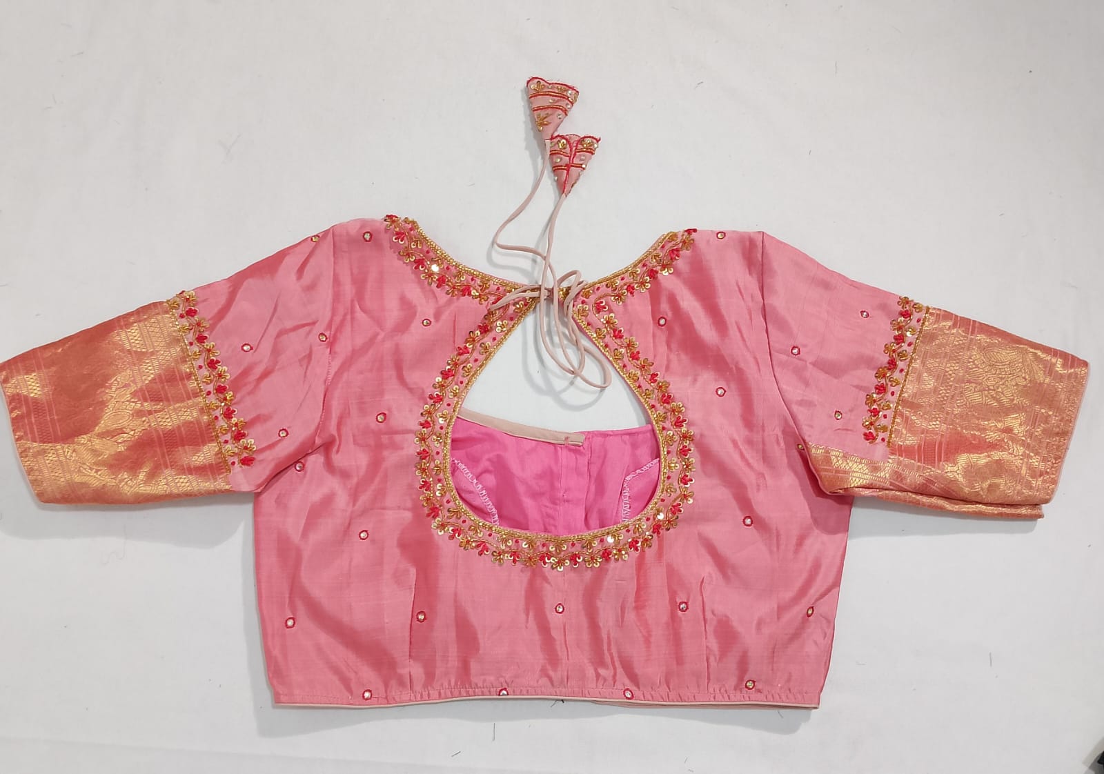 N185: Ready To Ship Beautiful Saree With Stitched Blouse