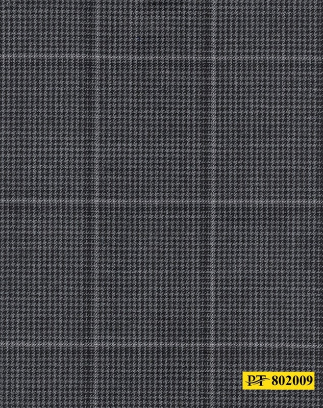 802009 GREY, BLACK AND SILVER HOUNDSTOOTH CHECK 802009 GREY, BLACK AND SILVER HOUNDSTOOTH CHECK