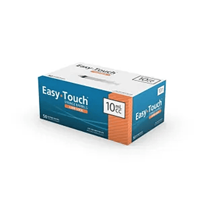 EasyTouch® 10 mL Luer Lock Syringe Barrel – Non-Sterile, No Needle (802100)