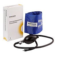 McKesson LUMEON™ Reusable Blood Pressure Cuff & Bulb – Small Adult, 19–27 cm Arm, Nylon