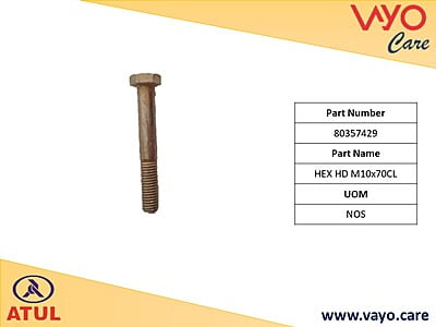 HEX HD M10X70 CL 8.8 - 80357429 - GEMINI ULTRA