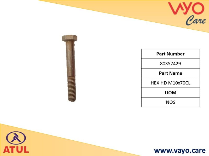 HEX HD M10X70 CL 8.8 - 80357429 - GEMINI ULTRA