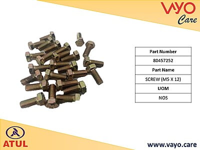 SCREW (M5 X 12) - 80457252 - GEM CARGO