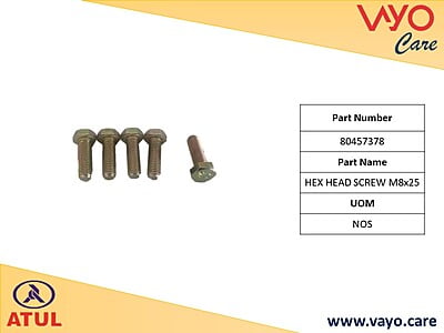 HEX HEAD SCREW M8X25 - 80457378 - GEMINI ULTRA