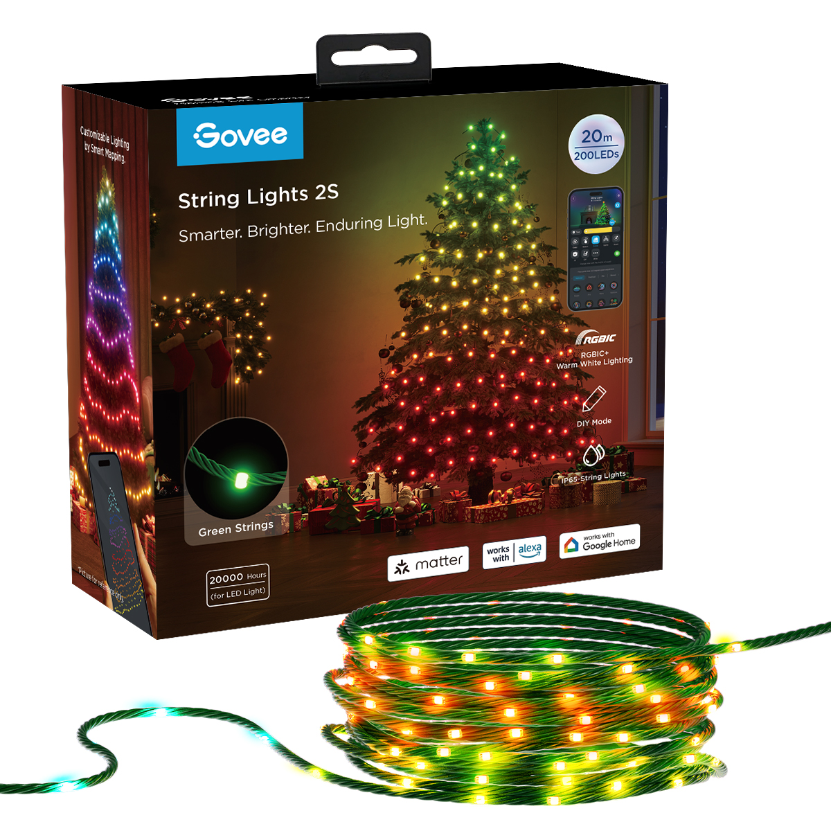 Govee String Lights 2S (updated packaging)- 20M