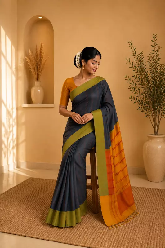 Arani soft silk Green