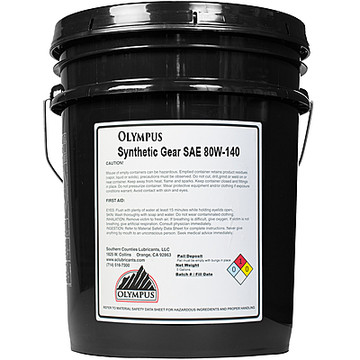 Olympus Synthetic Gear Oil 5 Gallon