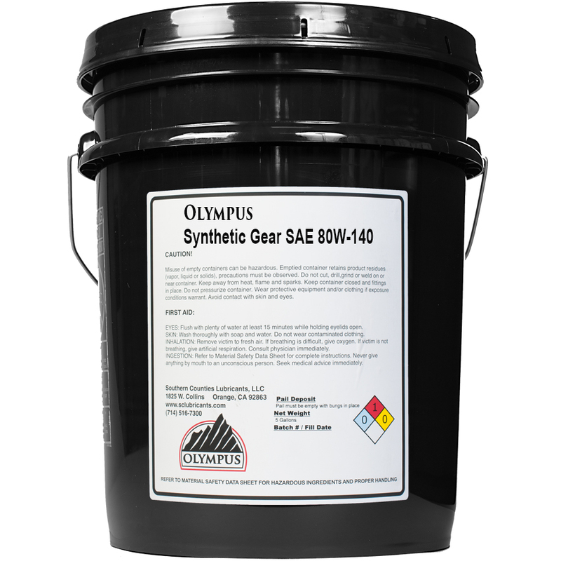 Olympus Synthetic Gear Oil 5 Gallon