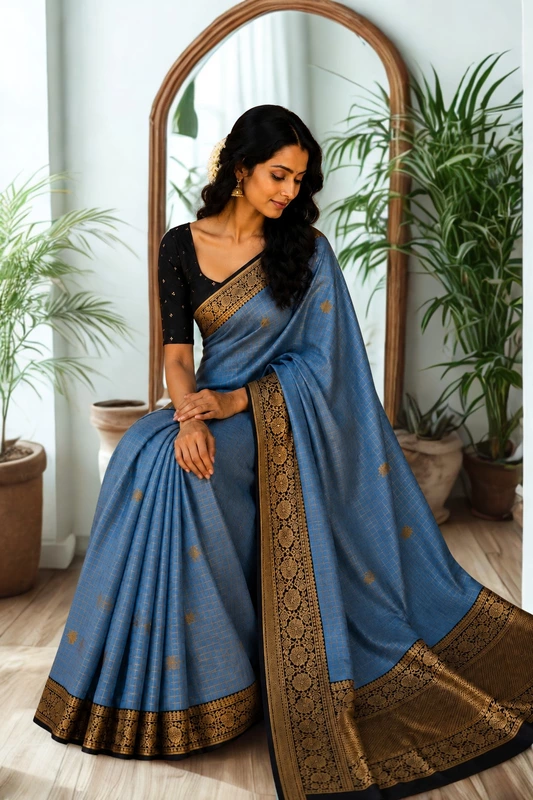 Copper Soft silk Grey with black