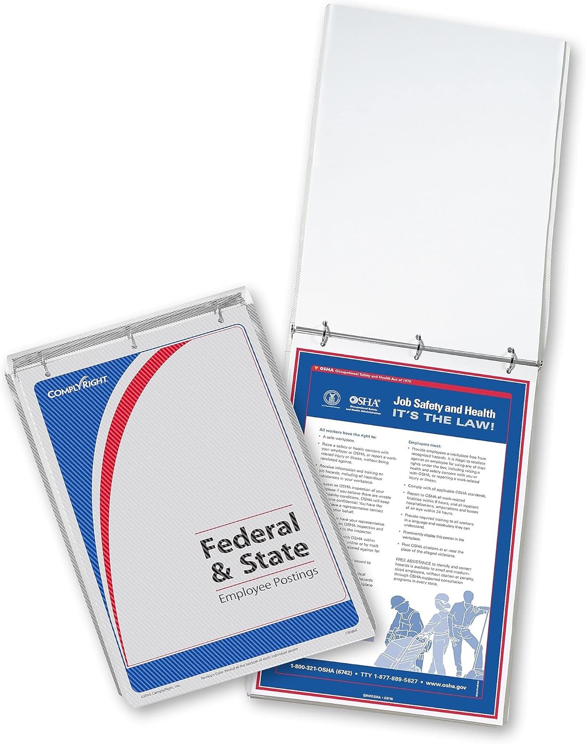 ComplyRight Remote Worker, Federal And State Labor Law 1-Year Poster Service, English, California