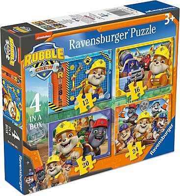 Rubble & Crew 4 in a Box Jigsaw Puzzles