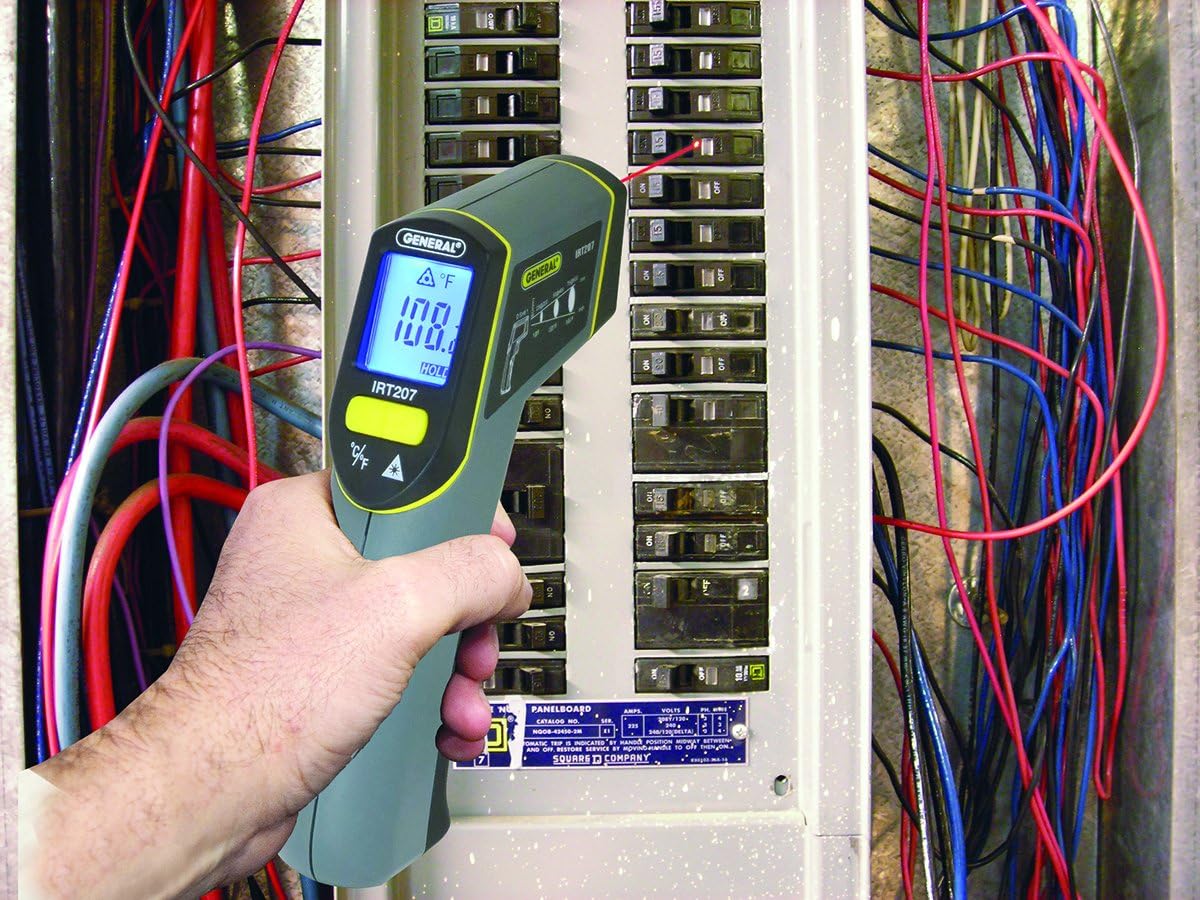 General Tools Non-Contact Digital Laser Temperature Gun, Thermal Detector