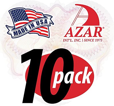 Azar Displays 102733 Clear Acrylic Double Sided Sign Holder 5.5" x 8.5" Vertical/Horizontal with T Strip, 10-Pack