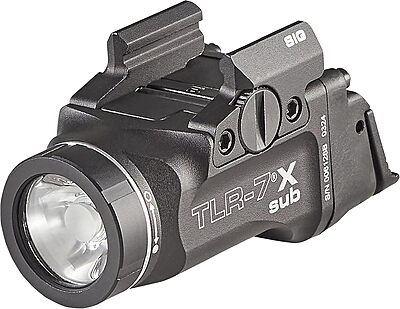 Streamlight 69406 TLR-7 X sub USB 500-Lumen 5000-Candela Weapon Light Designed Exclusively and Solely for Sig Sauer P365/XL Closed Rail Systems, Includes Mounting Kit, Key, and Multi-Tool, Black