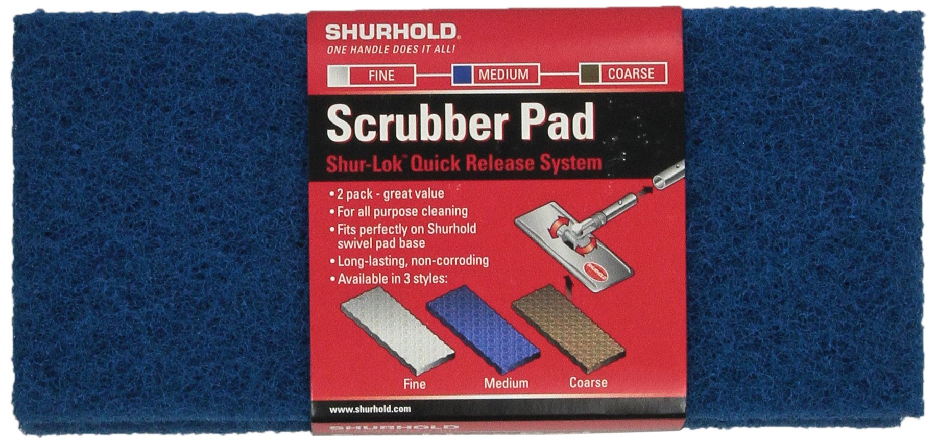 Shurhold Shur-LOK Scrubber Pad (2-Pack)