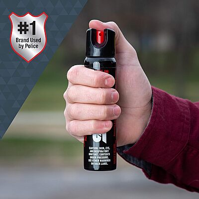 SABRE Magnum 120 3-In-1 Defense Spray, 35 Bursts, 12-Foot (4-Meter) Range, Triple Protection Formula Contains Pepper Spray