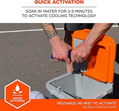ERGODYNE Chill-Its Evaporative Polymer Cooling Hard Hat Pad