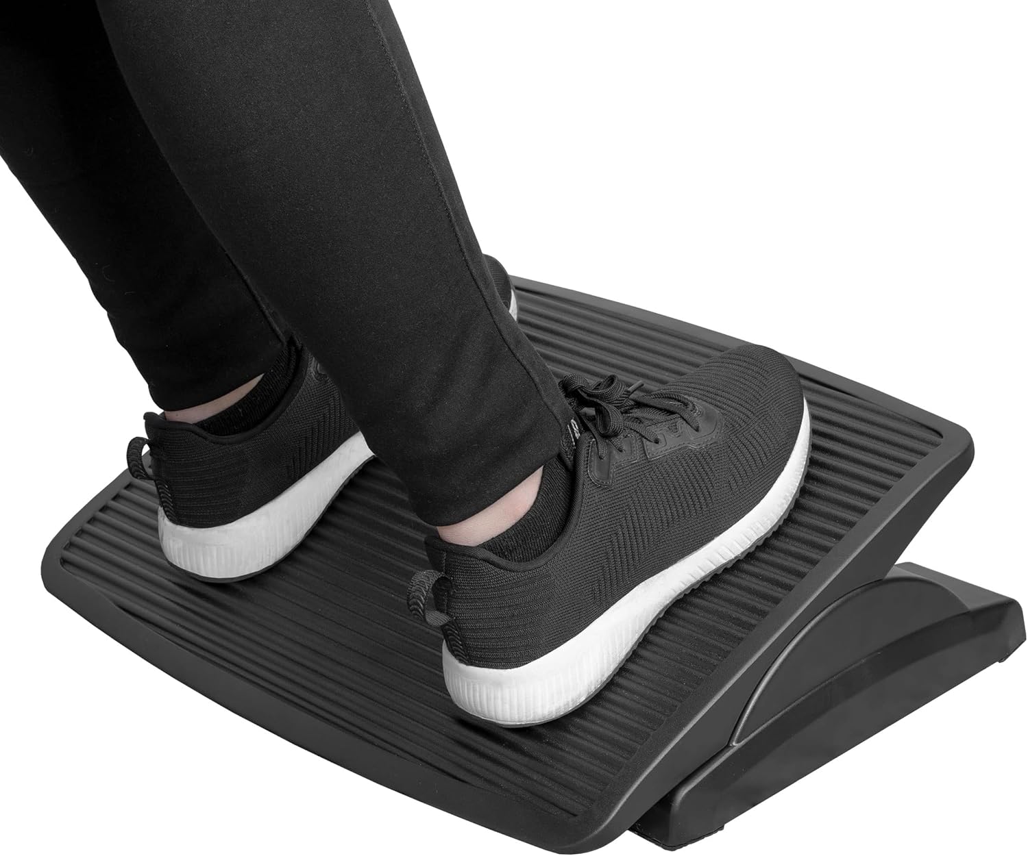 Mount-It! Ergonomic Footrest for Office or Home | Under Desk Tilting Footrest | Adjustable Desk Foot Rest with Massaging