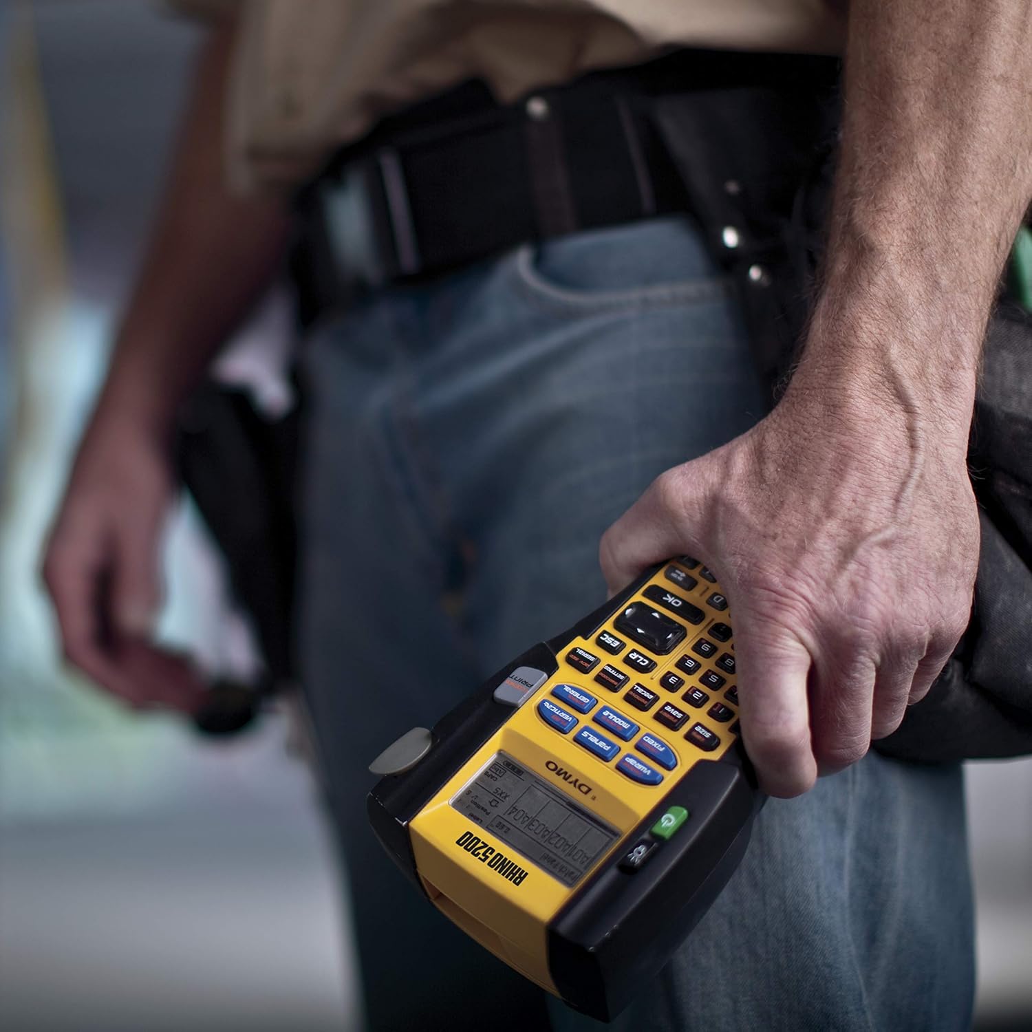 DYMO Rhino Industrial Heat-Shrink Labels, Black on White