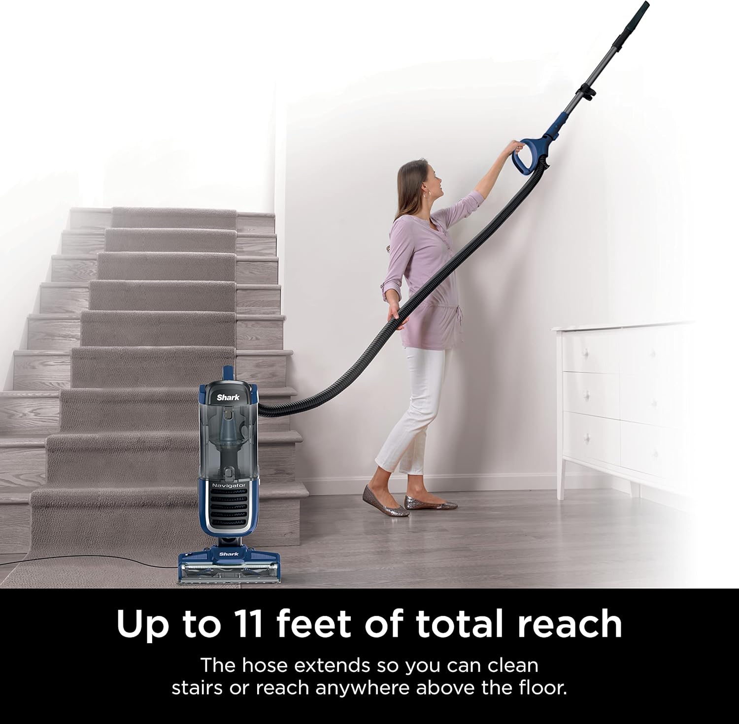 SHARK Navigator Upright Vacuum with HEPA Filtration