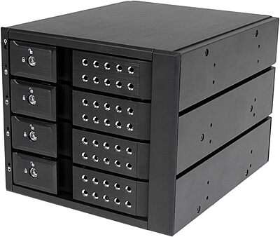 StarTech.com 4-Bay Mobile Rack Backplane - Trayless Hot Swap Mobile Rack Backplane for 3.5in SAS II/SATA III