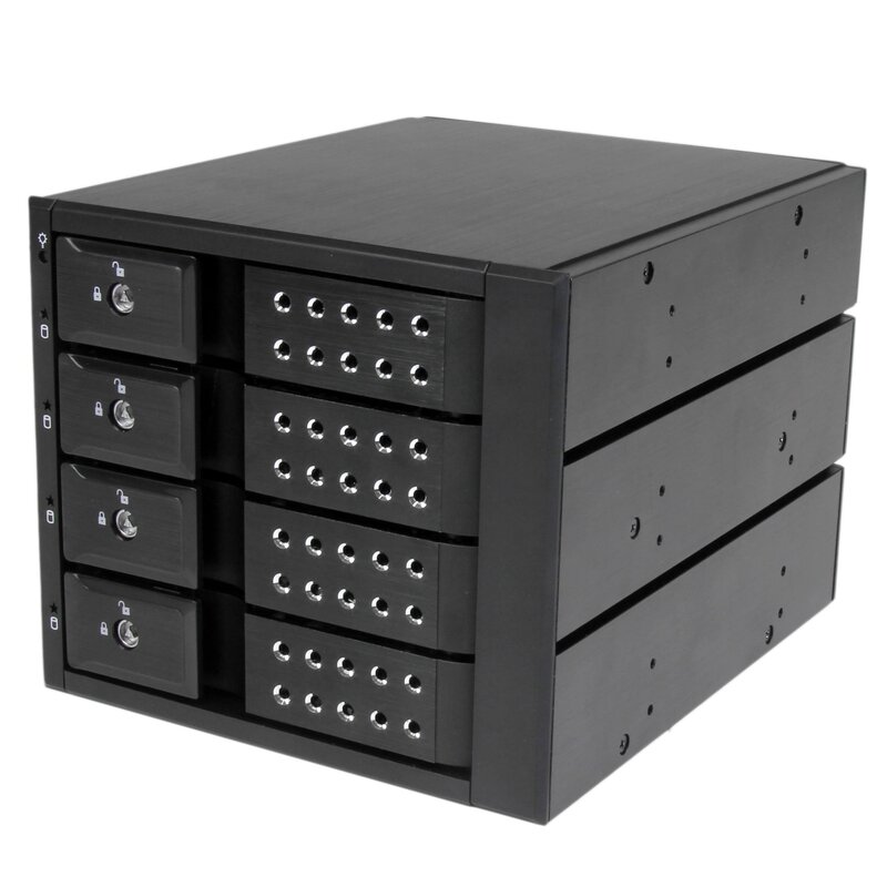 StarTech.com 4-Bay Mobile Rack Backplane - Trayless Hot Swap Mobile Rack Backplane for 3.5in SAS II/SATA III