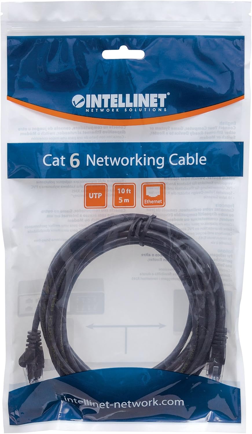 Intellinet Networks 14-Feet Cat-6 Patch Cable (343350)