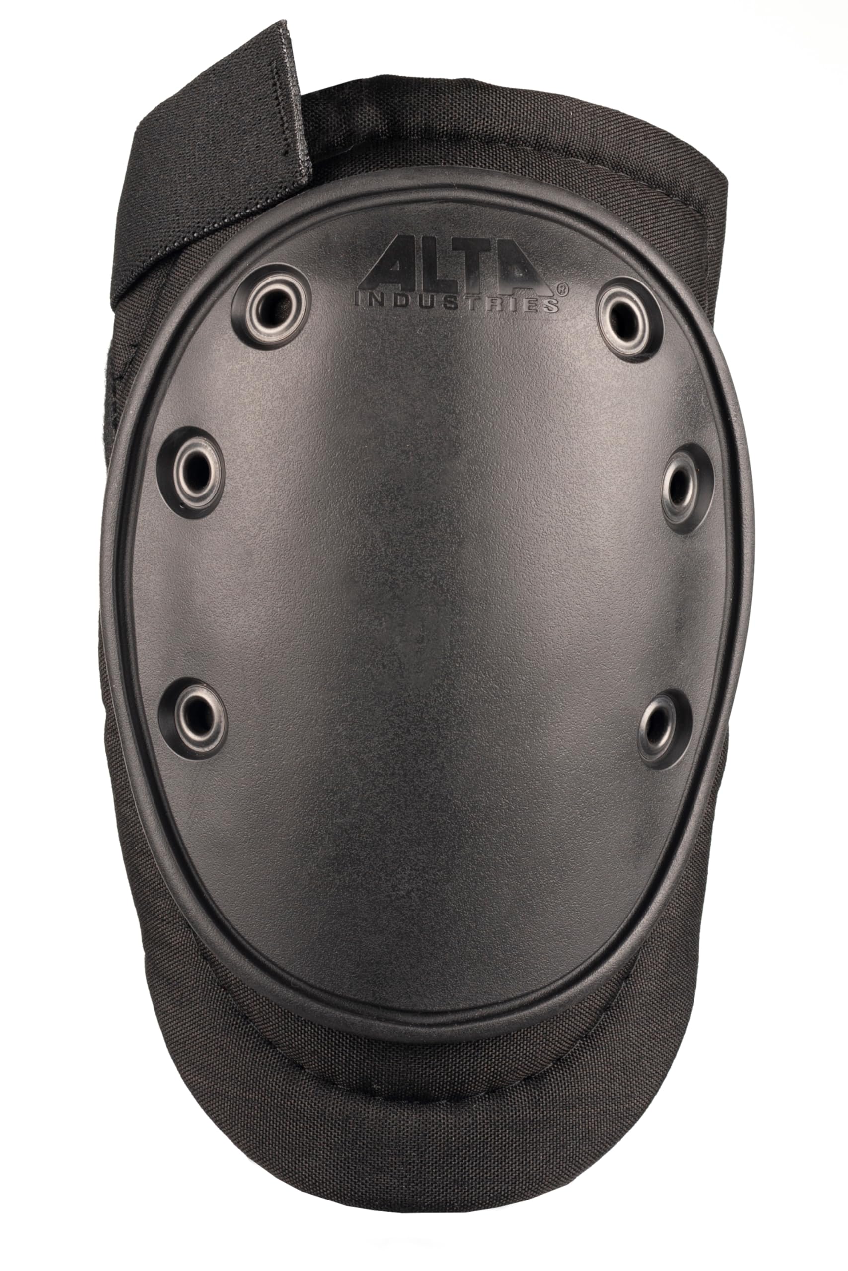 ALTA 50410 AltaFLEX Knee Pads with AltaGrip Fastening, Black Flexible Long Cap, Black