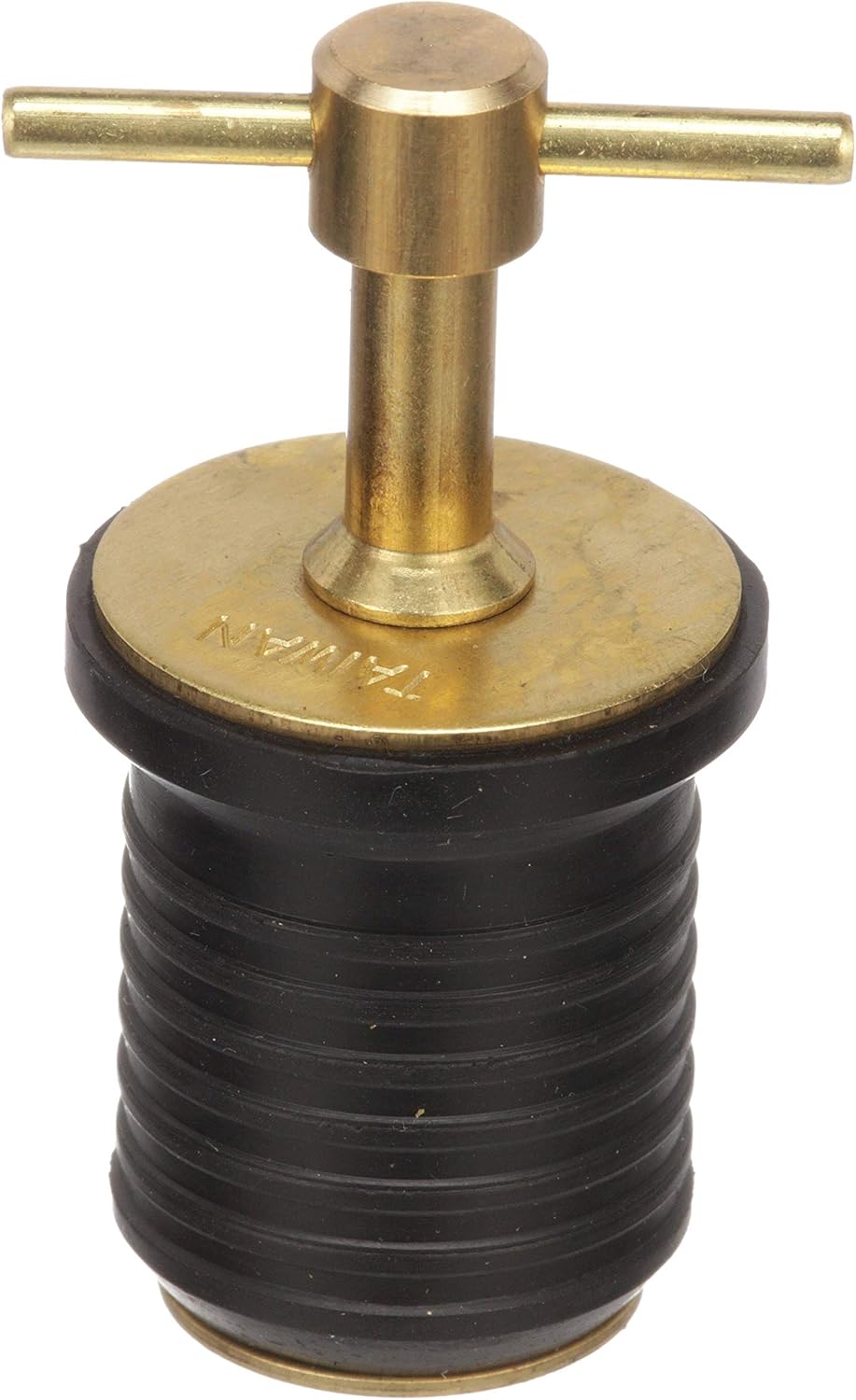 Attwood 7526A7 T-Handle Brass Drain Plug - 1 Inch (Pack of 12)