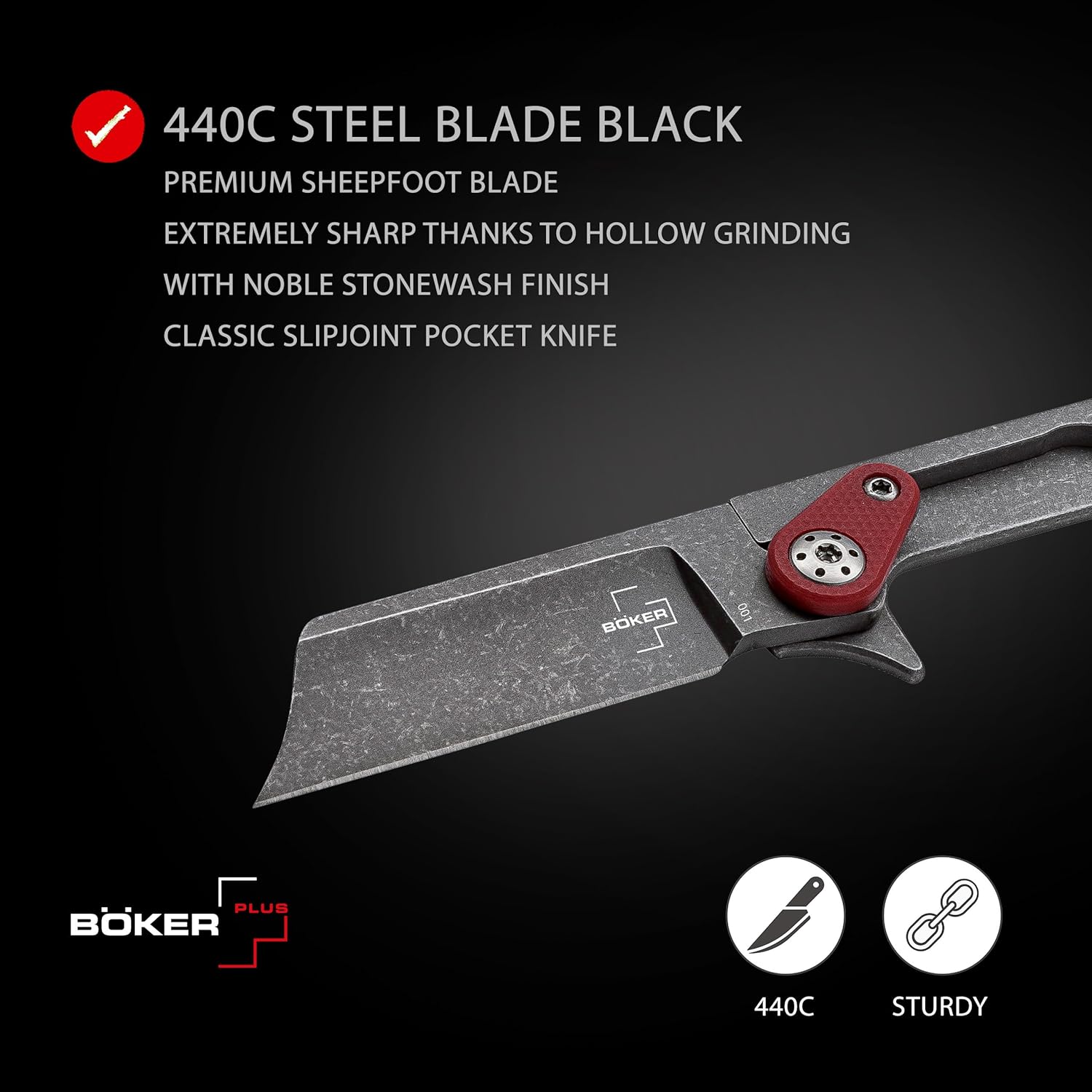 BÖKER PLUS Fragment Mini EDC Keychain Folding Knife