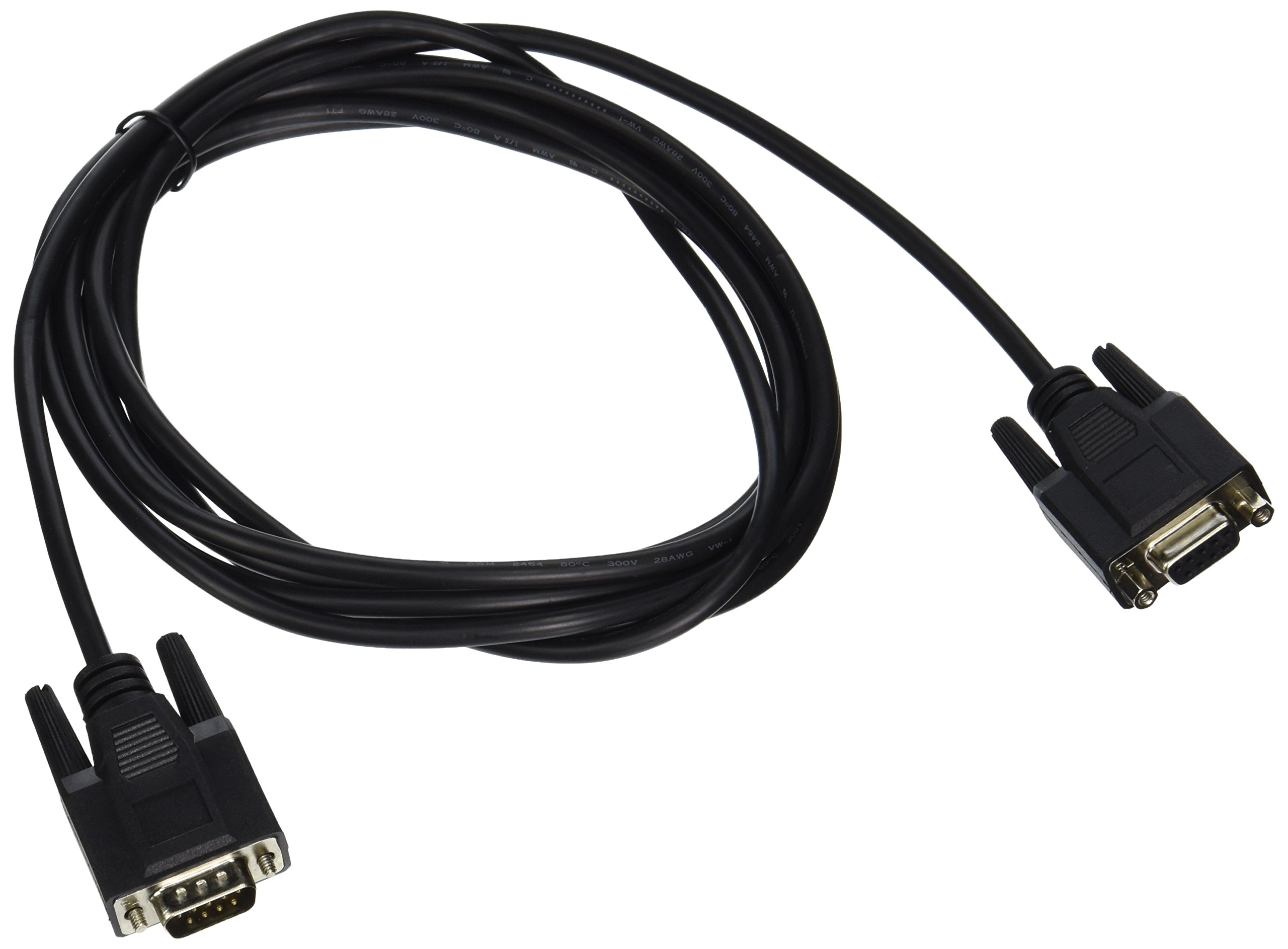 C2G/Cables to Go 52031 DB9 M/F Serial RS232 Extension Cable - Black (10 Feet)