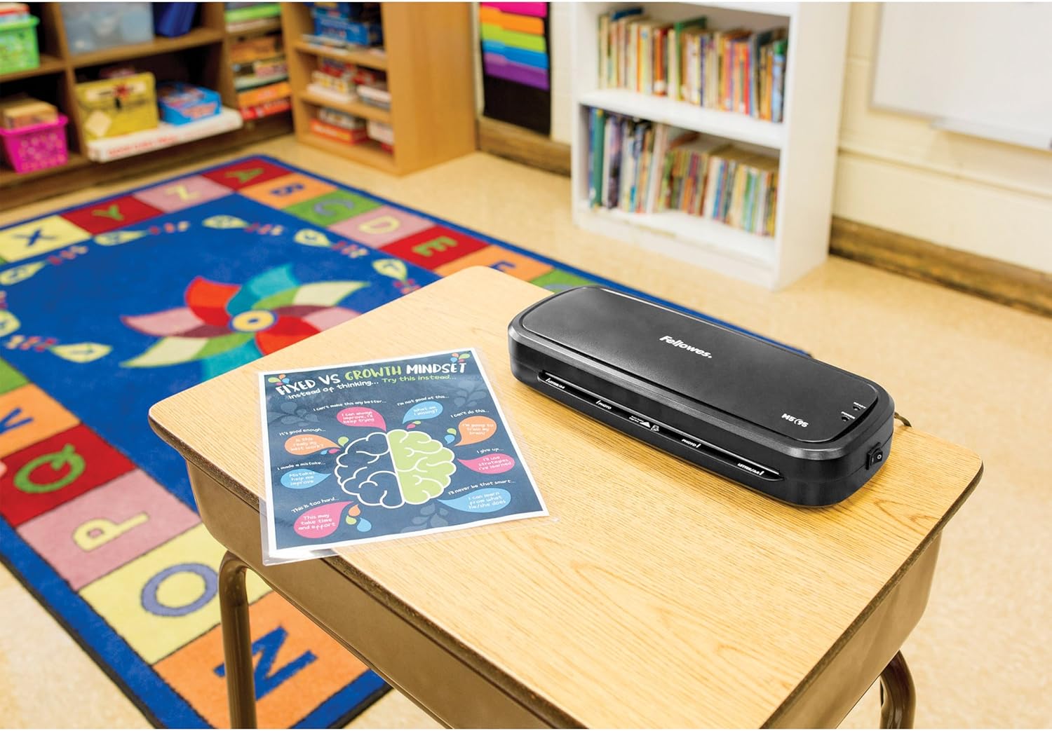 Fellowes M5-95 Laminator with Pouch Starter Kit - 9.50in Lamination Width - 5 mil Lamination Thickness