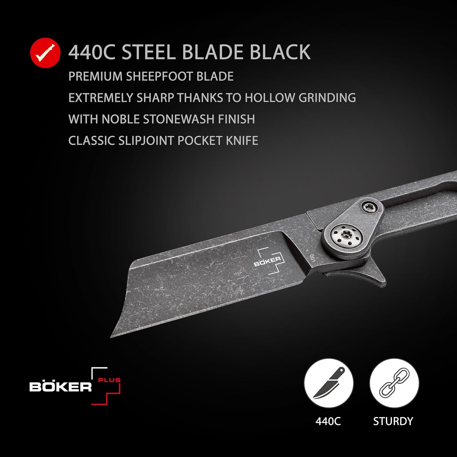 BÖKER PLUS Fragment Mini EDC Keychain Folding Knife